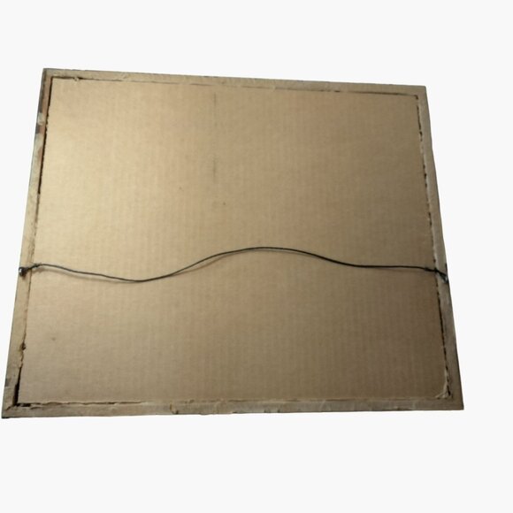 Silver Toned Metal Picture Art Frame  Glass Vintage Distressed Metallic 12 x 10 - Picture 5 of 6